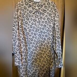 Studio Untold women plus size long blouse Black Sun Solace long sleeve 28 30 4x